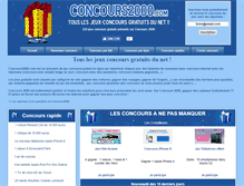 Tablet Screenshot of concours2000.com